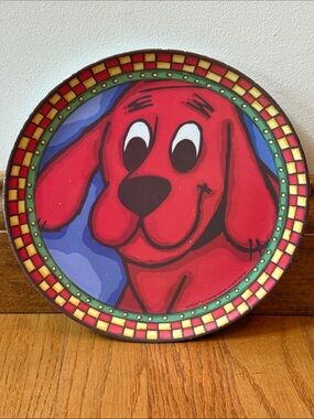 Vintage Rare Clifford the Big Red Dog Plate